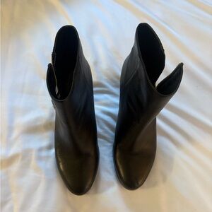 Michael Kors Black Leather Ankle Boots